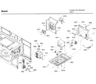Bosch HMV3053U/01 inner parts diagram