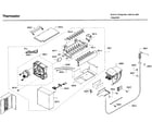 Thermador T42BD820NS/00 icemaker asy diagram