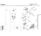 Thermador T42BD820NS/00 water tank asy diagram