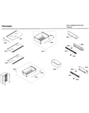 Drawer & shelf asy
