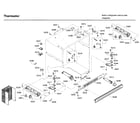 Thermador T42BD820NS/10 frame parts diagram