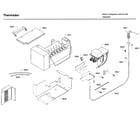 Thermador T42BD820NS/10 icemaker asy diagram