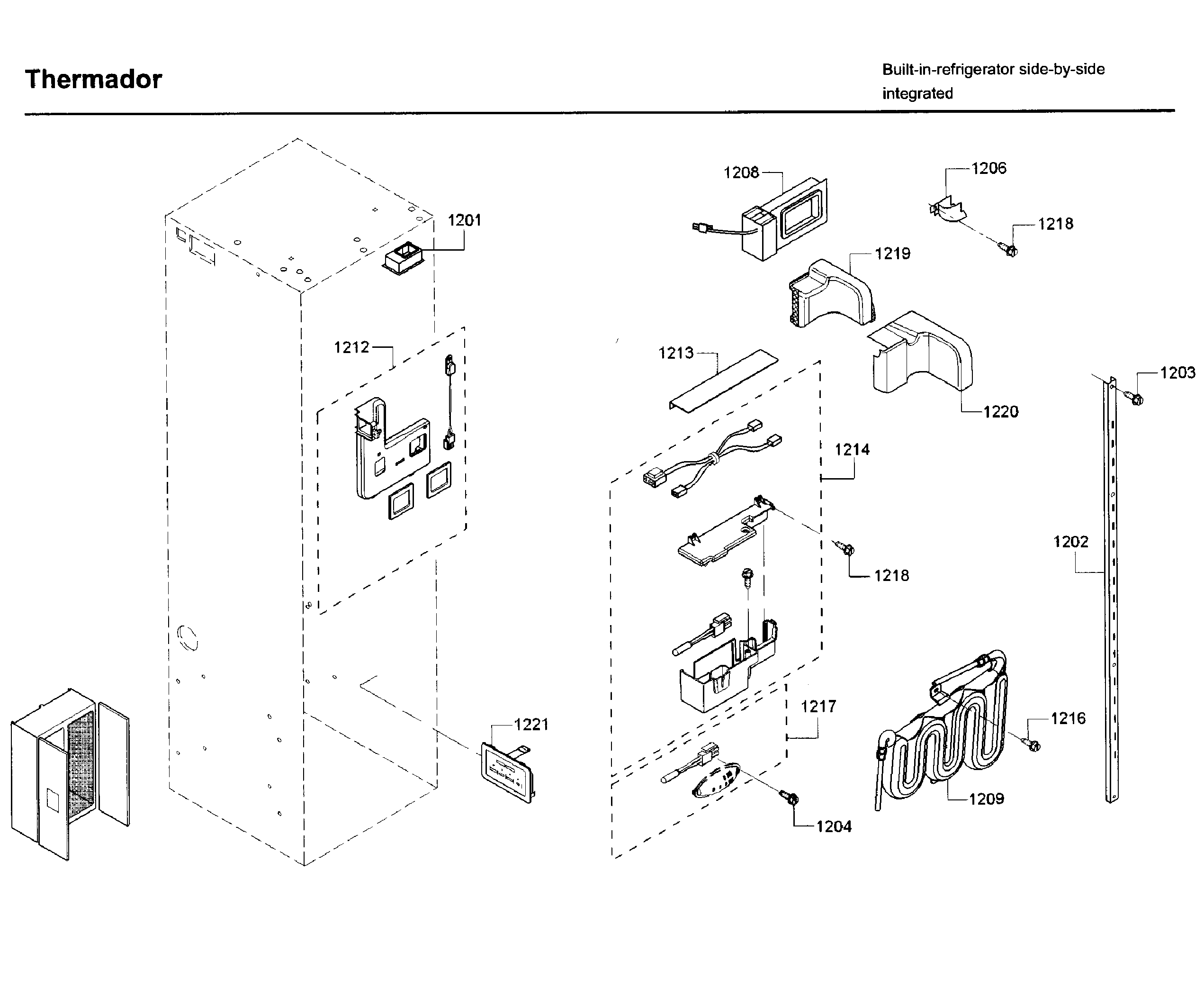 Water tank asy