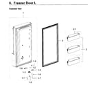 Samsung RF22K9381SR/AA-00 freezer door l diagram