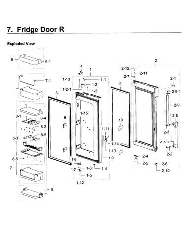 Fridge door r