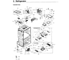 Samsung RF25HMEDBSG/AA-00 fridge / icemaker diagram