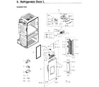 Samsung RF25HMEDBSG/AA-00 fridge door l diagram
