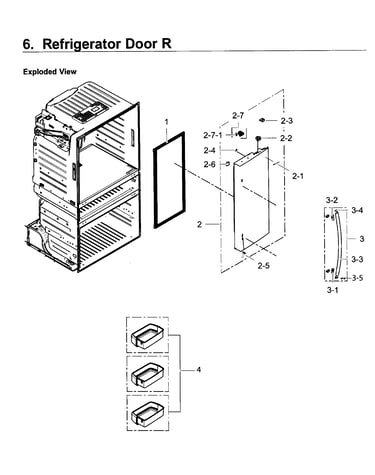 Fridge door r