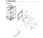 Samsung RF28HDEDPWW/AA-07 freezer door diagram