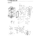 Samsung RF28HDEDPWW/AA-07 fridge door l diagram