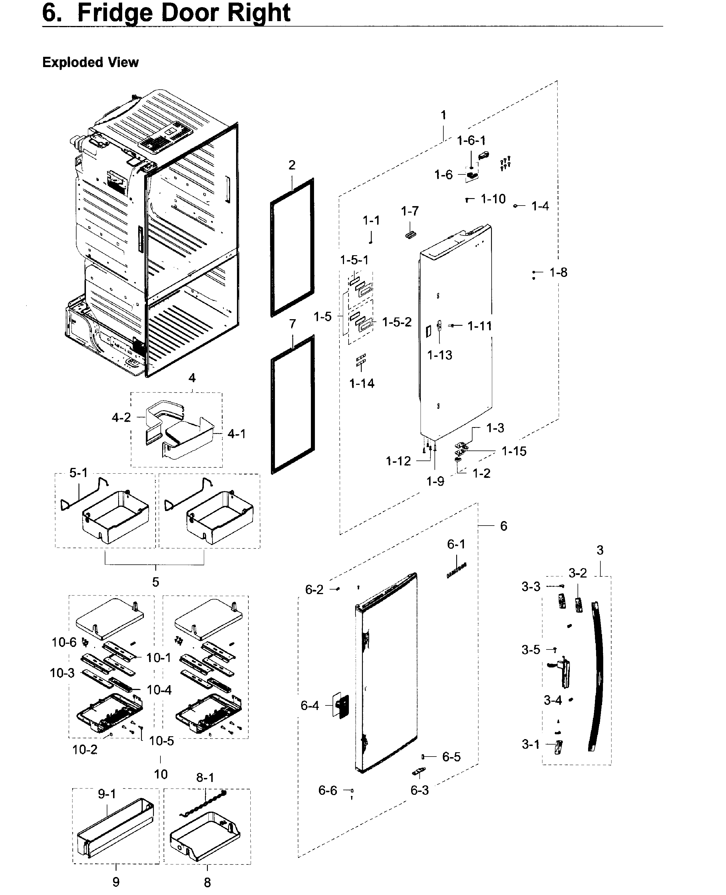 Fridge door r
