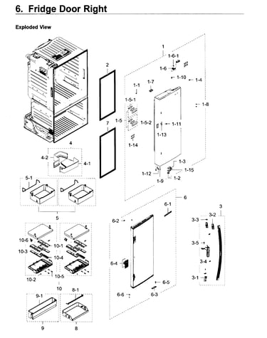 Fridge door r