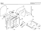 Bosch SHE65P05UC/61 frame diagram