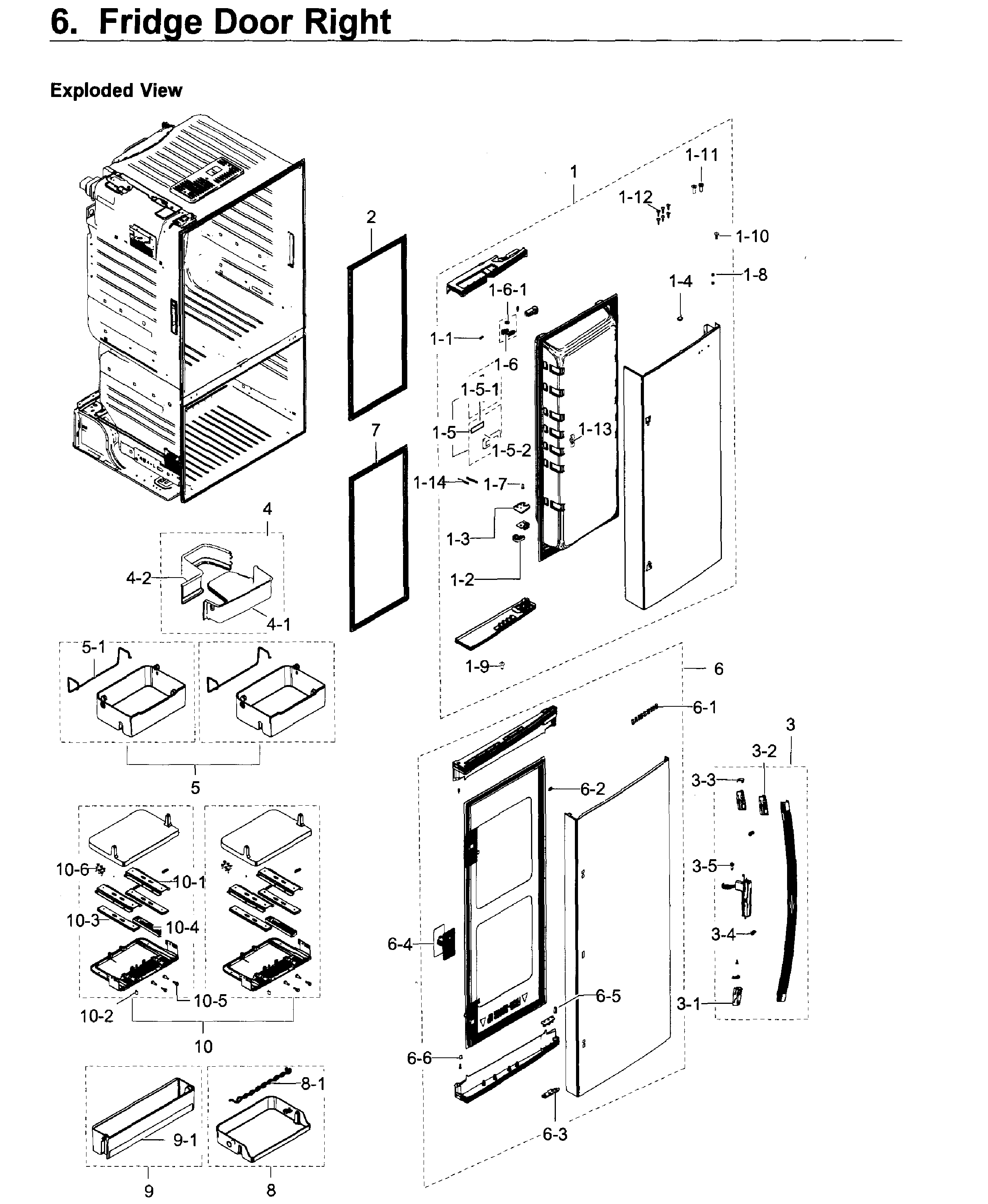 Fridge door r