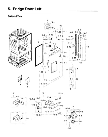 Fridge door l