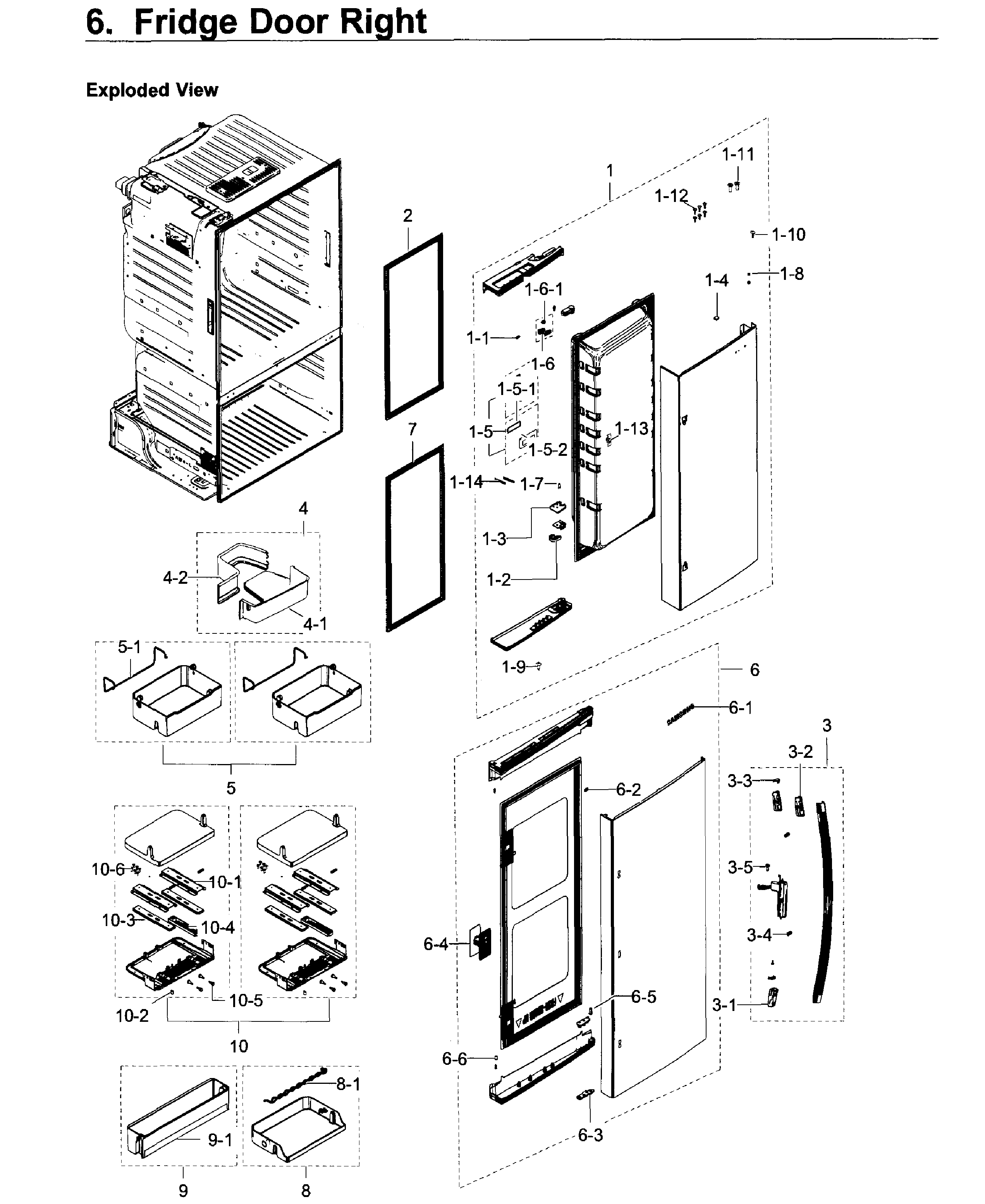 Fridge door r