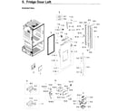 Samsung RF28HDEDPBC/AA-07 fridge door l diagram