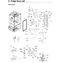Samsung RF28HDEDPBC/AA-07 fridge door l diagram