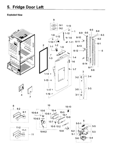 Fridge door l