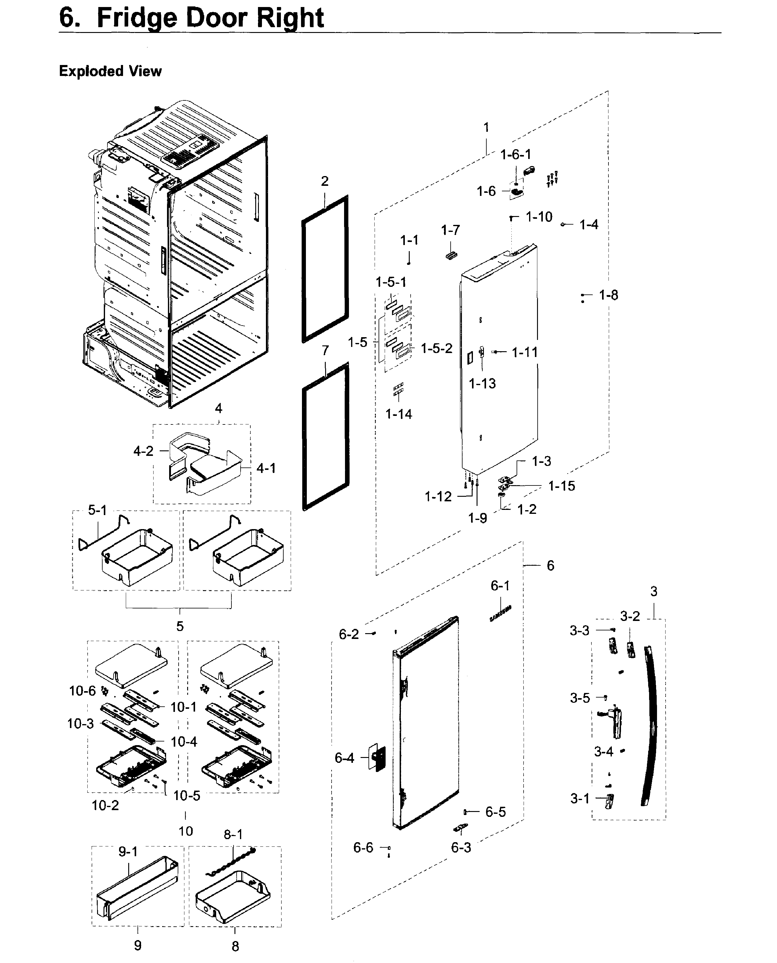 Fridge door r