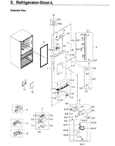 Fridge door l