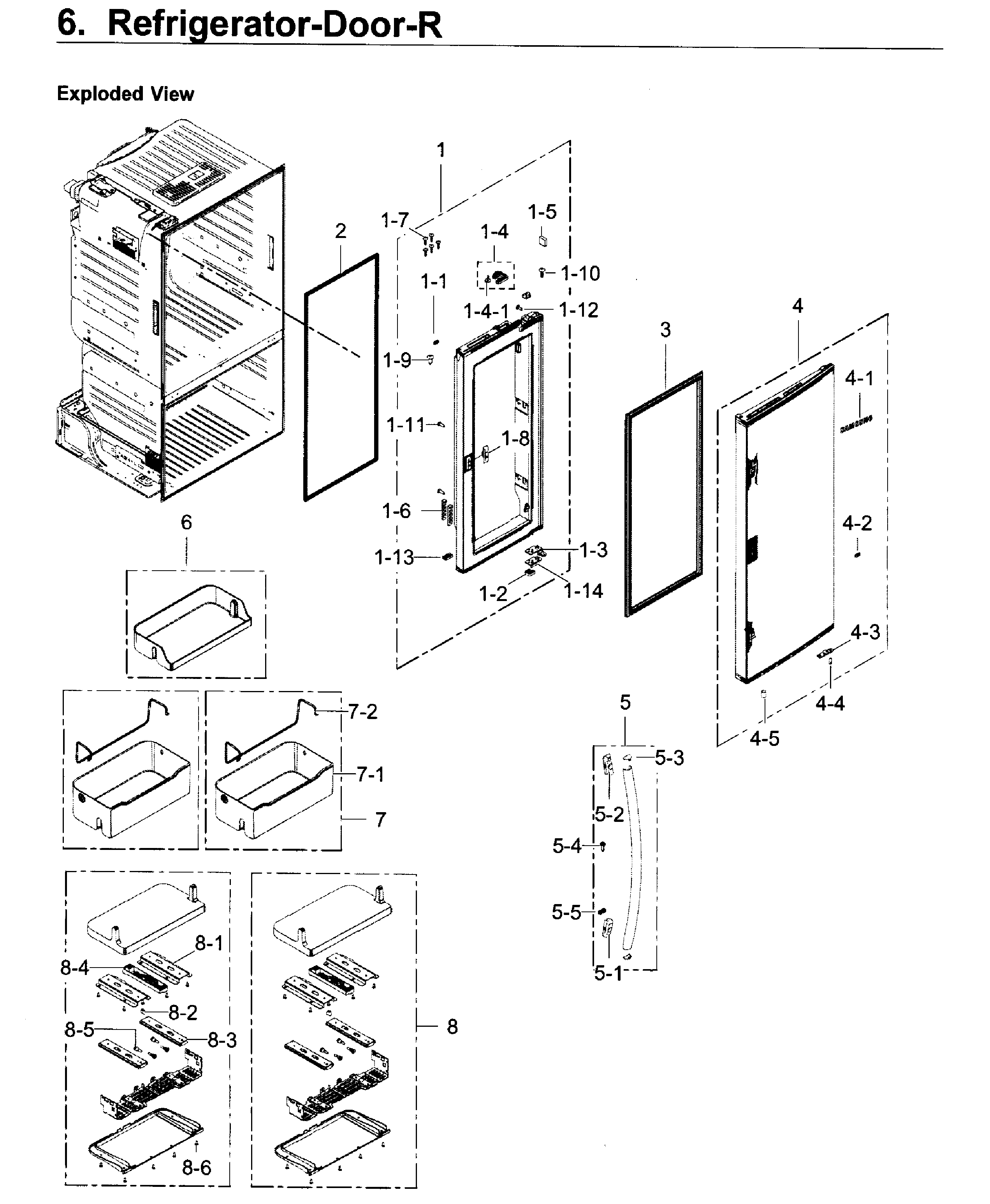 Fridge door r
