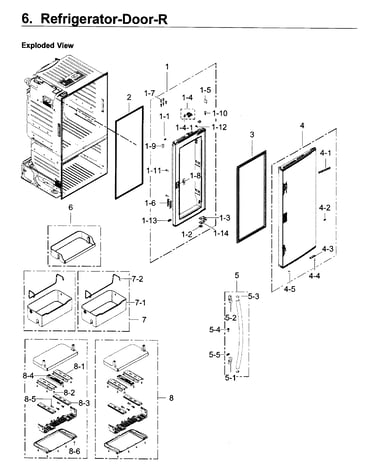 Fridge door r
