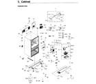 Samsung RF22KREDBSG/AA-02 cabinet diagram