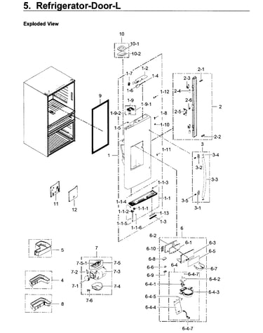 Fridge door l