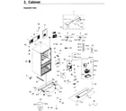 Samsung RF22KREDBSG/AA-03 cabinet diagram