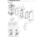 Samsung RF22KREDBSG/AA-03 fridge door r diagram