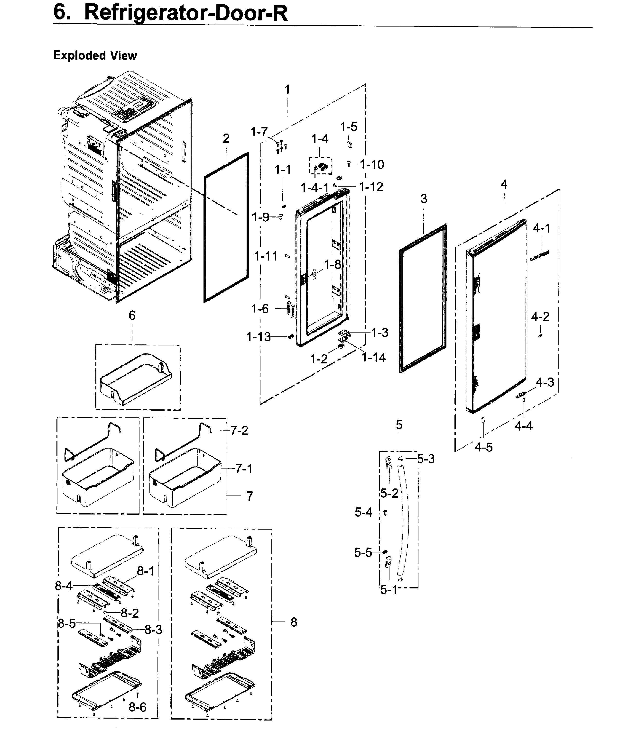Fridge door r