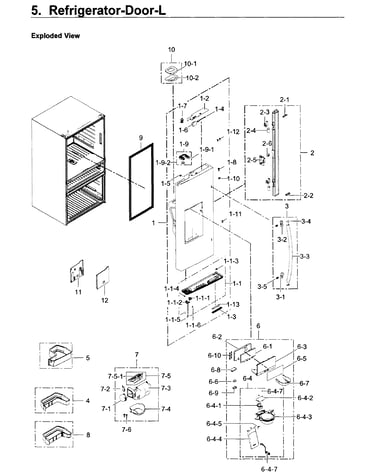 Fridge door l