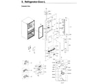 Samsung RF22KREDBSR/AA-02 fridge door l diagram