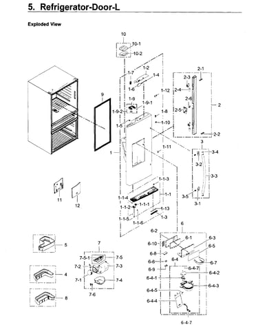 Fridge door l