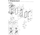Samsung RF22KREDBSR/AA-02 fridge door r diagram