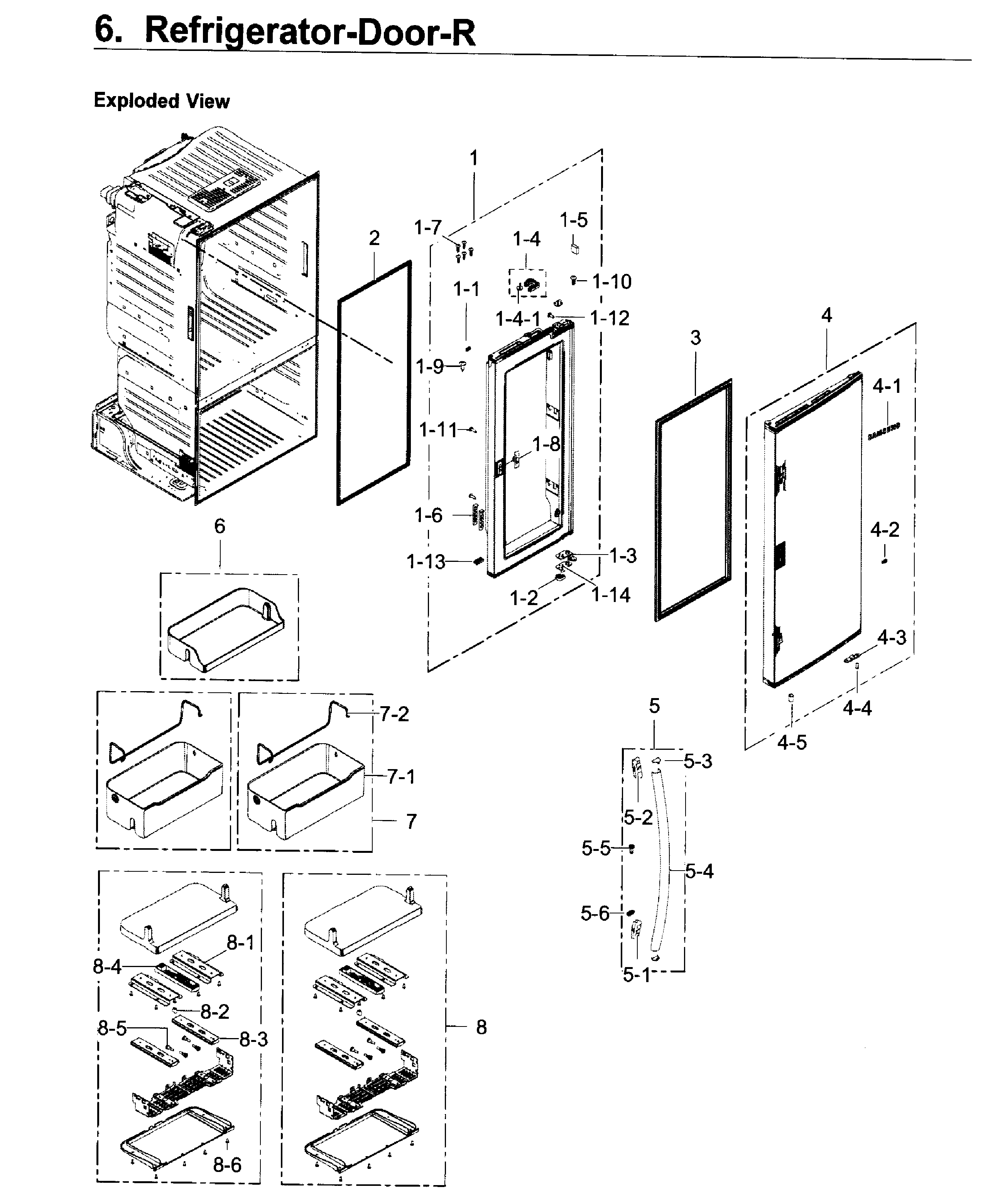 Fridge door r
