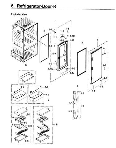 Fridge door r