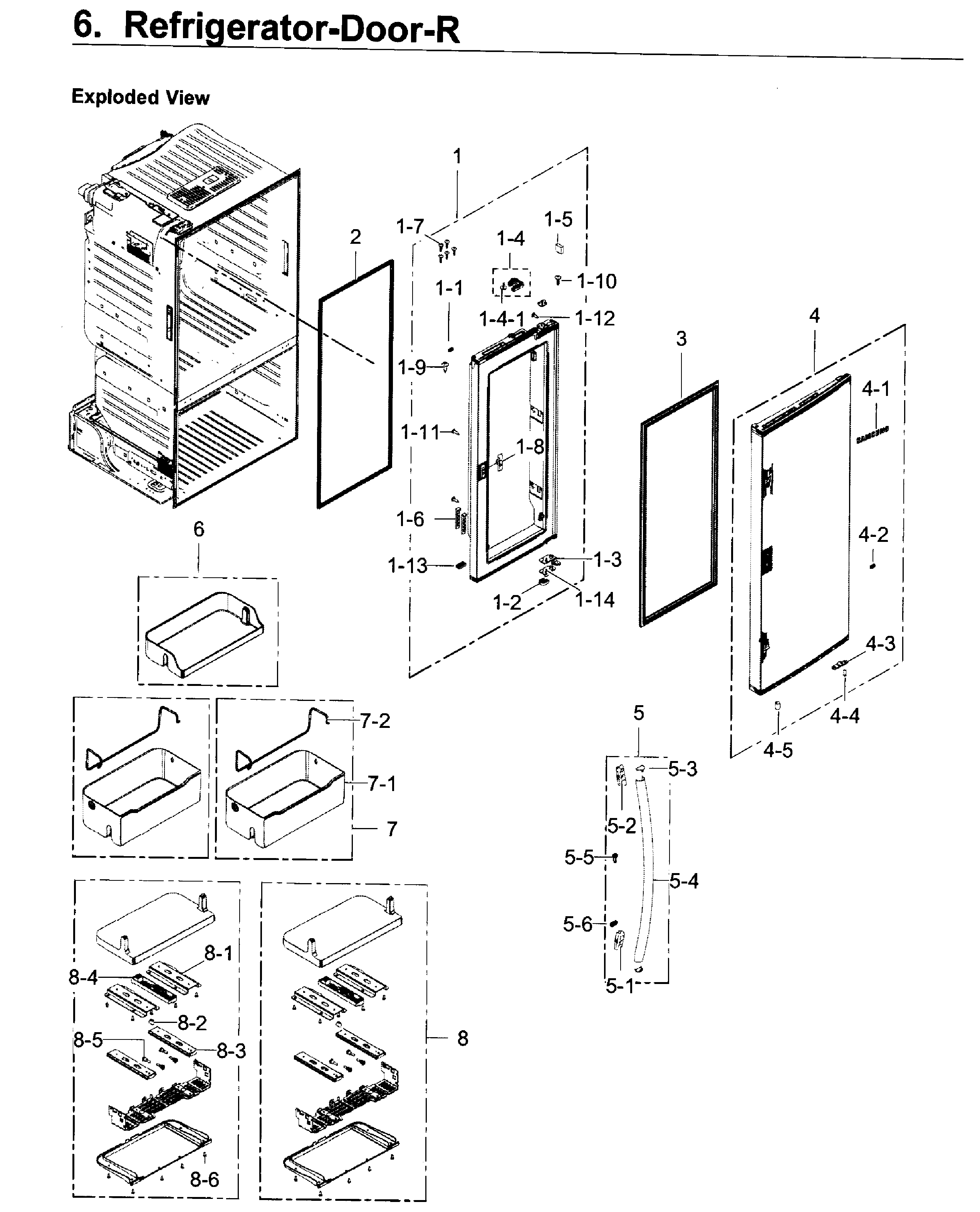 Fridge door r