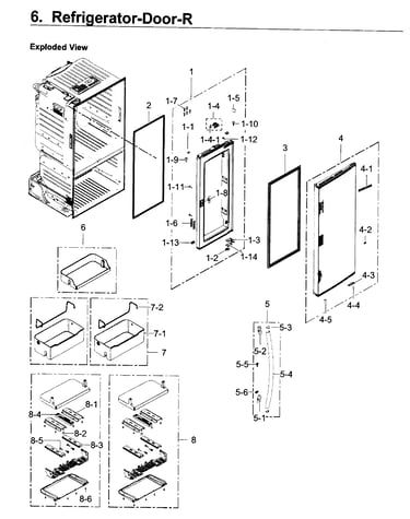 Fridge door r