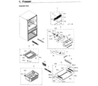 Samsung RF22KREDBSR/AA-04 freezer diagram
