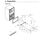 Samsung RF22KREDBSR/AA-04 freezer door diagram