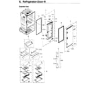 Samsung RF22KREDBSR/AA-04 fridge door r diagram