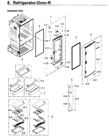 Fridge door r