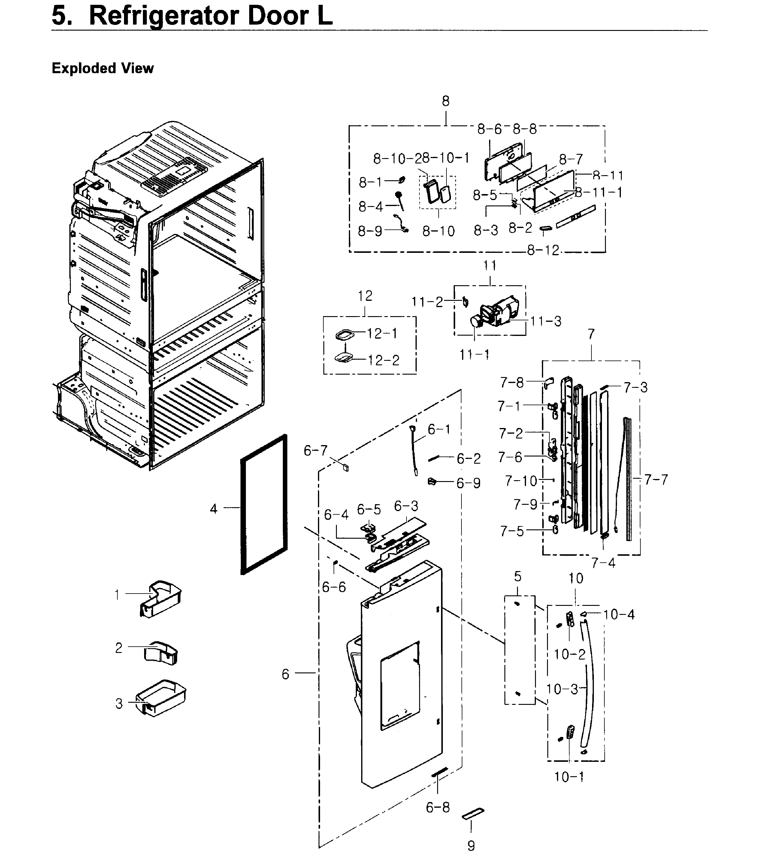 Fridge door l