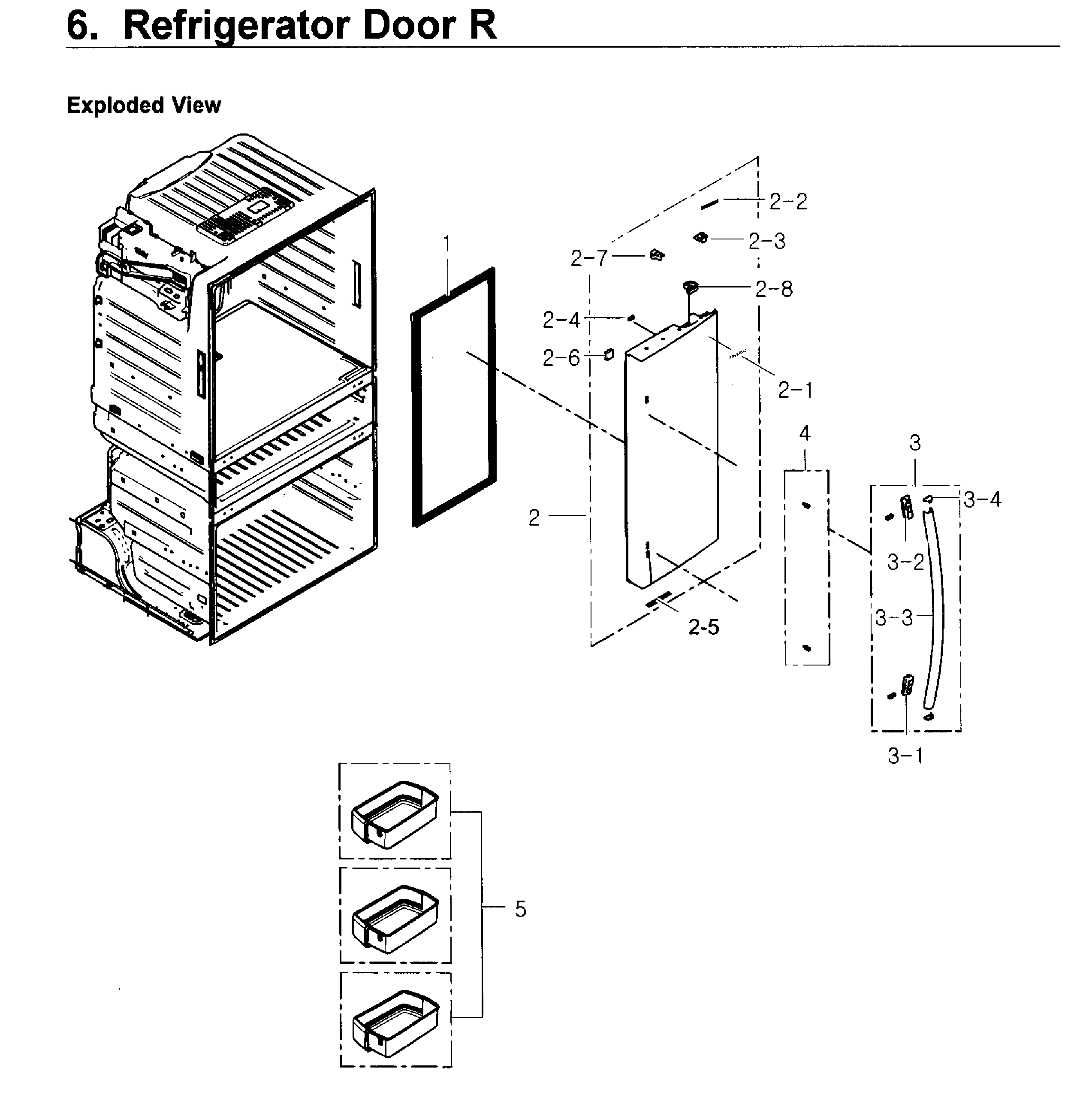 Fridge door r