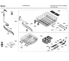 Bosch SHX46A05UC/36 rack diagram