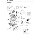 Samsung RF263BEAEBC/AA-04 cabinet diagram