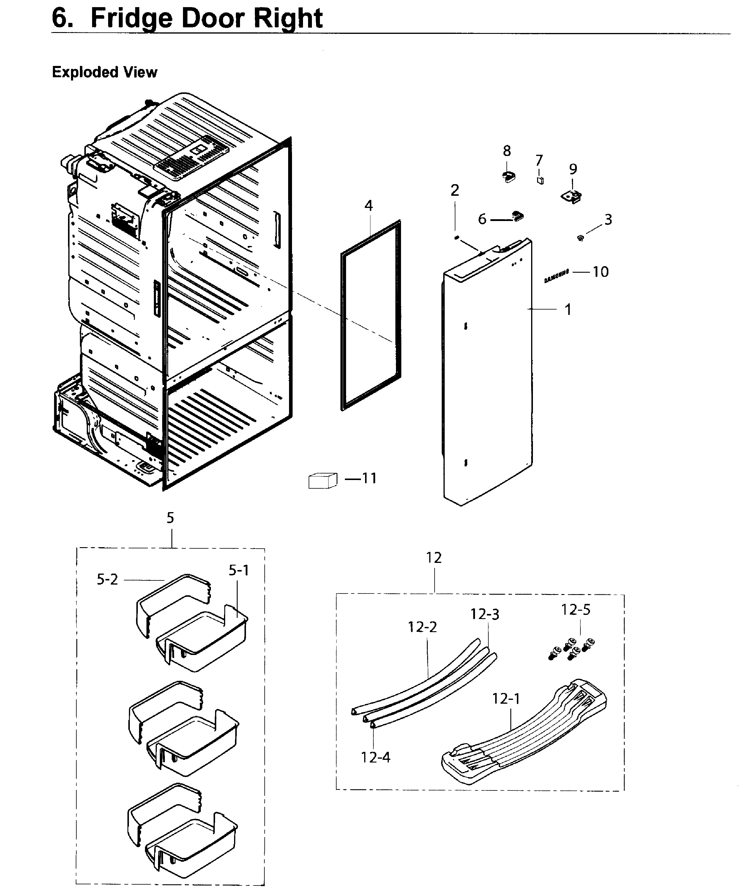 Fridge door r
