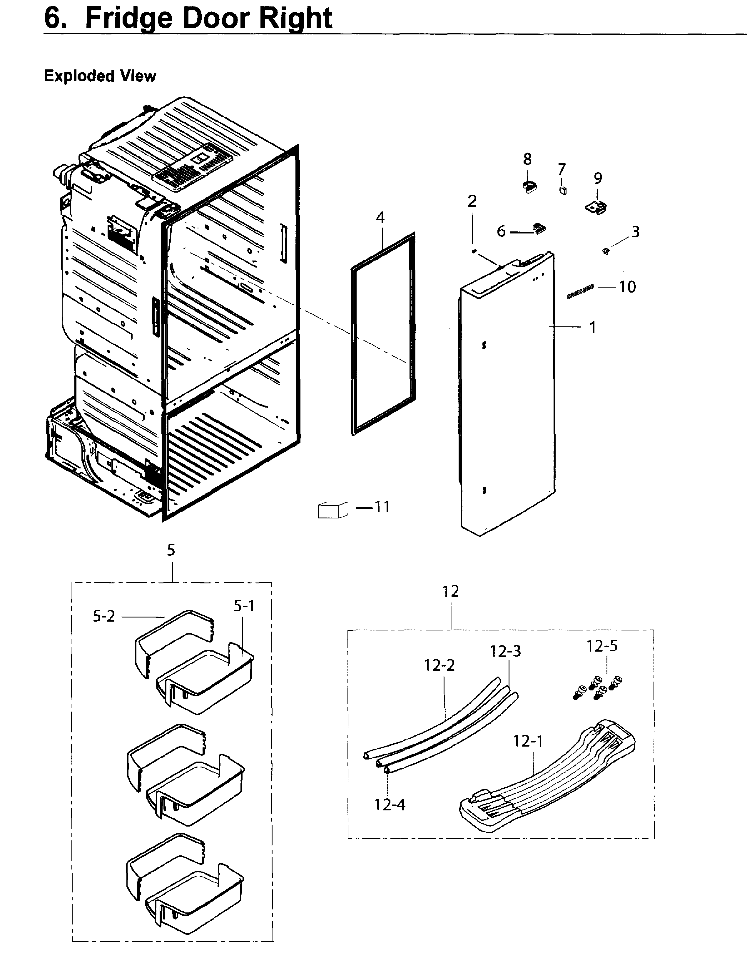 Fridge door r